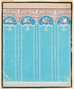 Ontwerp voor behang, 1825-1835 door Unknown